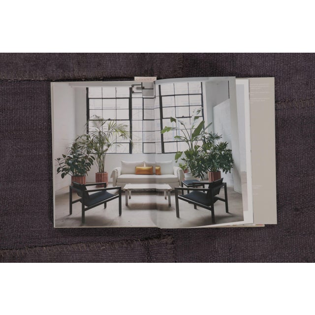 Vintage Turkish Patchwork Rug in Black and Purple With Subtle Geometry - Rug & Kilim For Sale - Image 9 of 10