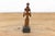 Folk Art Miniature Bronze Female Attendant For Sale - Image 3 of 7