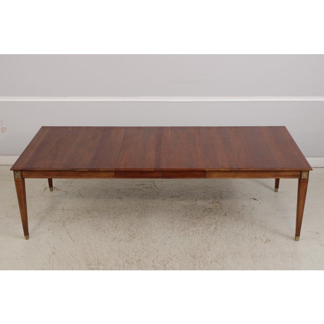 Stickley Cherry Regency Style Dining Table For Sale - Image 12 of 18