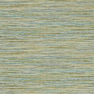 Harlequin Affinity Wallpaper in Marine/Zest For Sale