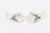 Metal Vintage 1960's Sterling Silver Modernist Dangle Disk Clip on Earrings, A Pair For Sale - Image 7 of 9