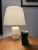 Mid 20th Century Small Vintage White Marble Lamp For Sale - Image 5 of 12