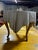 Hollywood Regency 1970s Draped Resin Petite Trompe-l'Oeil Table For Sale - Image 3 of 8