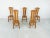 Brutalist Dining Chairs attributed to Depuydt, 1960s, Set of 5 For Sale - Image 9 of 10