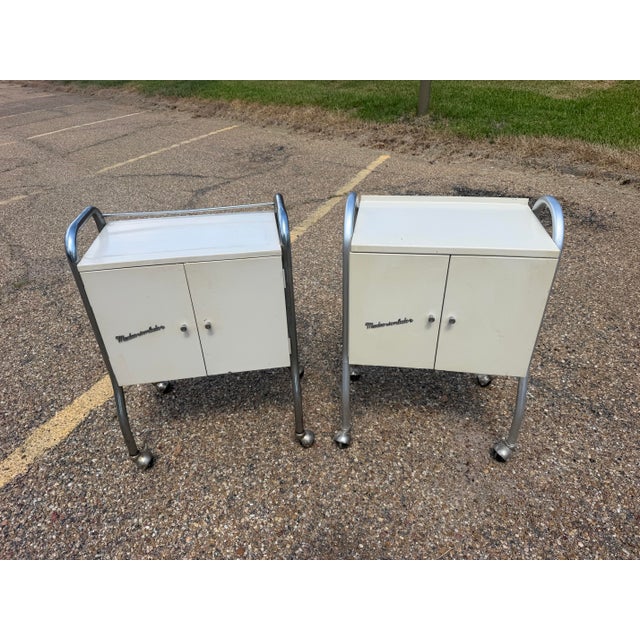 1950s 1950s Medco-Sonlator Medical Cabinets — Pair For Sale - Image 5 of 10