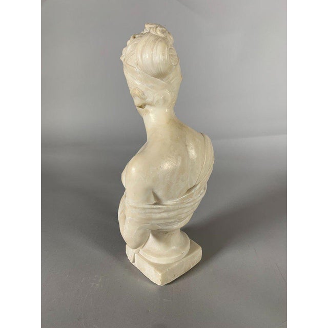 Early 19th Century Marble Sculpture Bust of Madame de Récamier after Joseph Chinard (1756-1813), 19th Century For Sale - Image 5 of 10