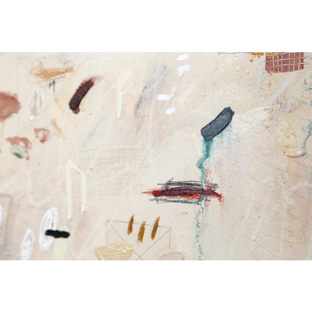 Beige Large Original Abstract Painting by Margot Sinclair For Sale - Image 8 of 11