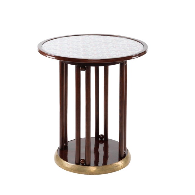 Fledermaus Table by Josef Hoffmann and Gustav Siegel for J. & J. Kohn, 1906 For Sale - Image 9 of 9