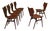 Dining Chairs in Teak and Plywood, Scandinavia, Set of 6 For Sale
