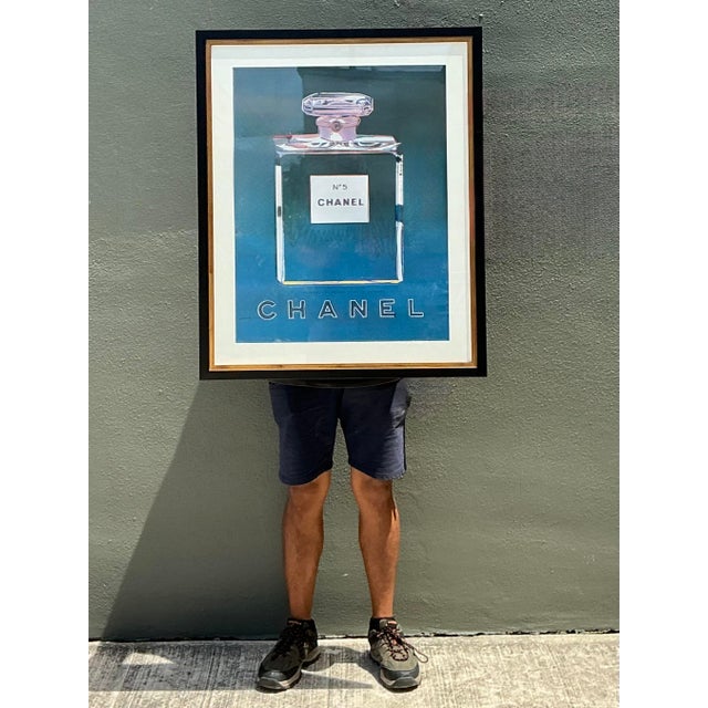 Vintage Andy Warhol for Chanel Number 5 Poster For Sale In West Palm - Image 6 of 12