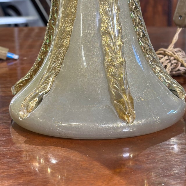 1950s Vintage Murano Lamps by Ercole Barovier, 1950s, Set of 2 For Sale - Image 5 of 18