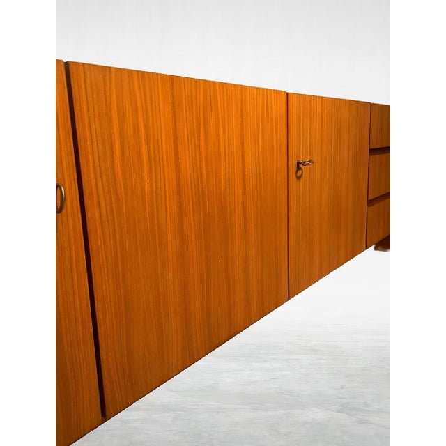 Mid-Century German Teak Sideboard from Musterring Möbel, 1950s For Sale - Image 4 of 9