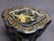 Paper Black Chinese Box Black Lacquered Gilt Painted 1940s For Sale - Image 7 of 10