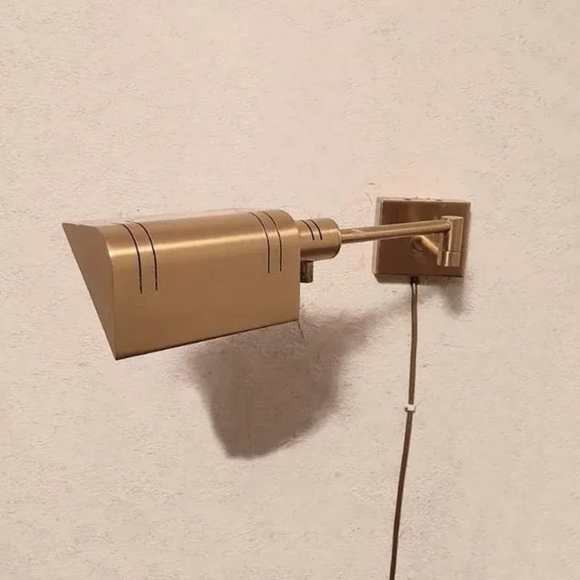 Hollywood Regency Style Brass Floor Lamp from Knapstein, 1970s, in Very Good conditions. Designed 1970 to 1979 This piece...