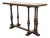 Berkey & Gay Style Antique English Jacobean Carved Walnut Console Table or Server, Circa 1920s For Sale