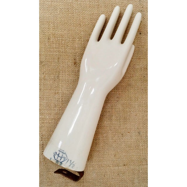 Industrial Vintage Porcelain Latex Glove Mould from AHG For Sale - Image 3 of 12