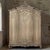 French Antique Louis XV Style Stripped Oak Triple Door Armoire For Sale - Image 3 of 18