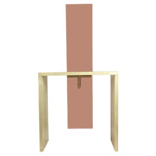 CIMABUE BEIGE RED Chair by Ferdinando Meccani for Meccani For Sale