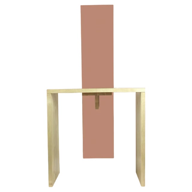 CIMABUE BEIGE RED Chair by Ferdinando Meccani for Meccani For Sale