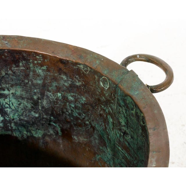 Danish Handmade Copper Bowl, 1750 For Sale - Image 3 of 5