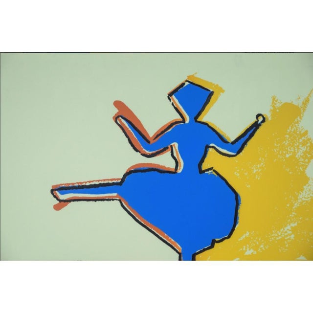 Andy Warhol (1928-1987), H.C. Andersen, "Ballerina" Lithograph numerated with lead, 8/25, 96x96 cm. Printed at the Lenox...