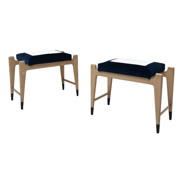 Vintage Benches, 1950s, Set of 2 For Sale