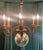 Gold Vintage Regency Mercury Glass Chandelier For Sale - Image 8 of 10