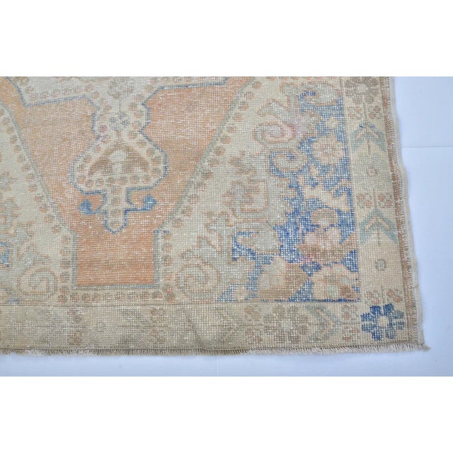 Oushak Handknotted Wool Carpet For Sale - Image 9 of 10