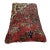 Large Vintage Turkish Handmade Rug Cushion Cover For Sale - Image 3 of 11