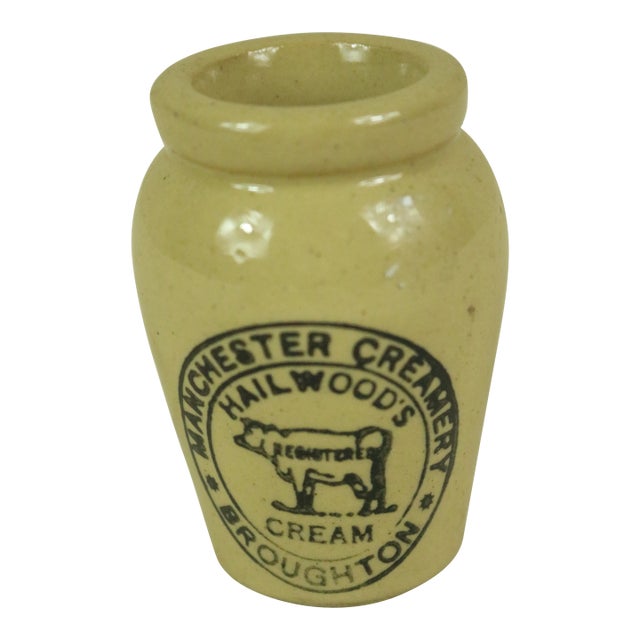 Late 19th Century English Pottery Cream Pot For Sale