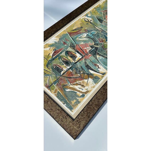 1970s Hodog for a Groom, Lithograph by J. Demerio, Framed For Sale - Image 4 of 6