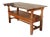 English Pine Metamorphic Table Bench with Lift Top For Sale