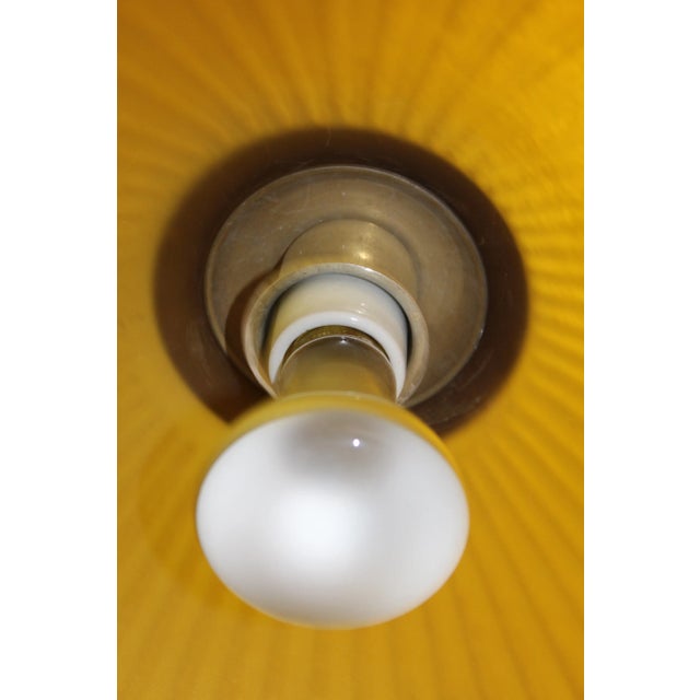 Mid-Century Modern Glass Pendant For Sale In Los Angeles - Image 6 of 9