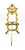 Metal Vintage Ornate Floral Brass Display Easel — Rococo Revival / Hollywood Regency / French Traditional For Sale - Image 7 of 9