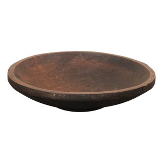 Early 20th C. Large Sumatran Wooden Bowl For Sale