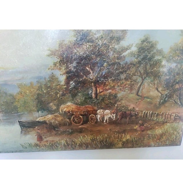 Impressionist Early 19th Century Landscape Oil Painting For Sale - Image 3 of 9
