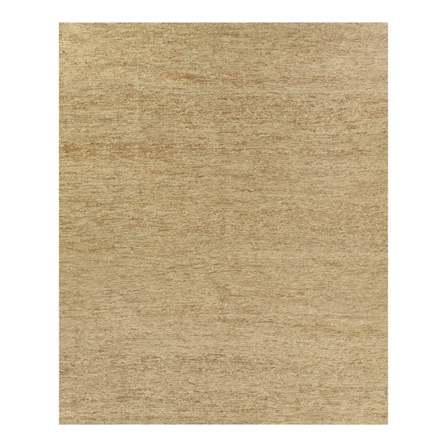 Pure Salt Torquay Natural Sumack Weave Jute/Argenitian Wool Area Rug, 8' X 11' For Sale