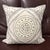 White Serena & Lily Camille Diamond Medallion Pillow For Sale - Image 8 of 12