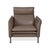 Brown Taupe Leather Porto Armchair with Manual Function from Erpo For Sale - Image 5 of 5