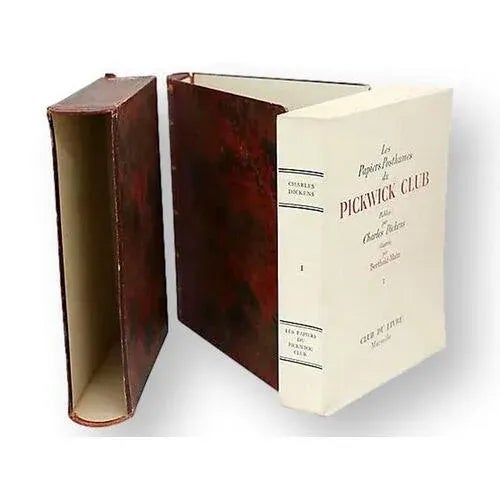 French 3-Vol French Charles Dickens Collection For Sale - Image 3 of 4