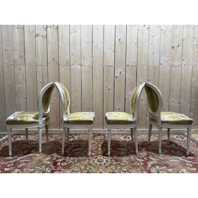 Artist: None Period: 20th century Style: Louis 16th, Directory Condition: Some repairs Material: Solid wood Length:...