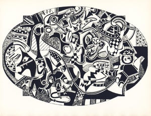 1947 Silkscreen "Thunder and Short Beer" by Steve Wheeler