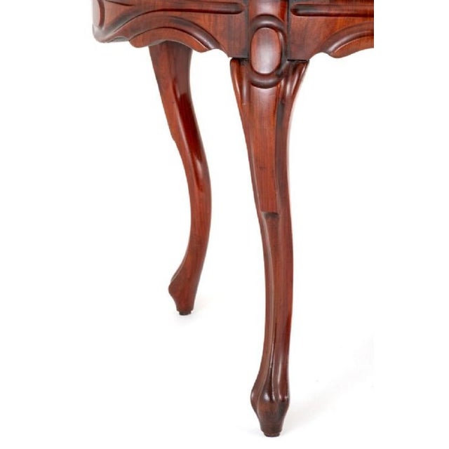 Antique French Occasional Side Table in Kidney Bean Form, 1890s For Sale - Image 4 of 8
