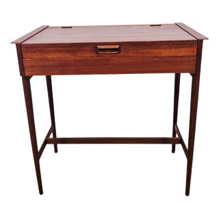 Vintage Scandinavian Teak Dressing Table, 1960s For Sale