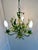 Italian Painted Tole Daisy Chandelier by Sergio Terzani, 1970s For Sale - Image 6 of 15