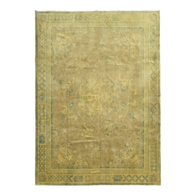 Vintage Chinese Rug - 7'10" x 10'9" For Sale