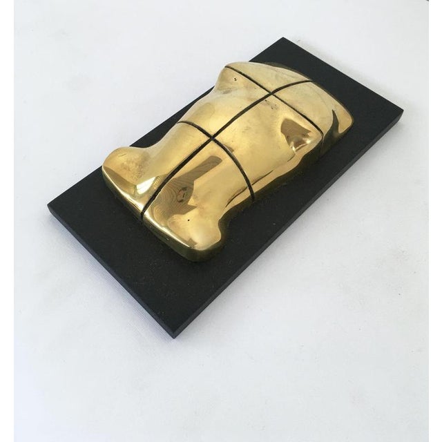 Italian Bronze Abstract Sculpture by Jiro Sugawara, 1980 For Sale - Image 6 of 18