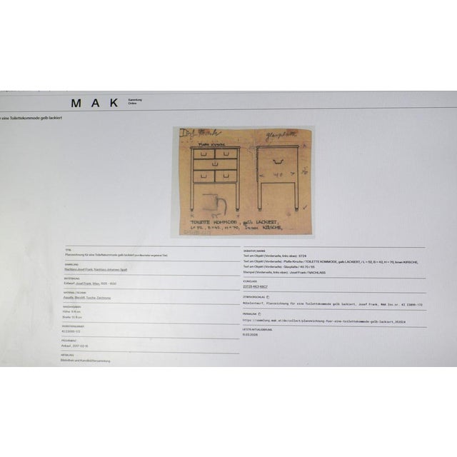 Small Vintage Chest of Drawers on Wheels by Josef Frank for Home & Garden, 1920s For Sale - Image 13 of 16