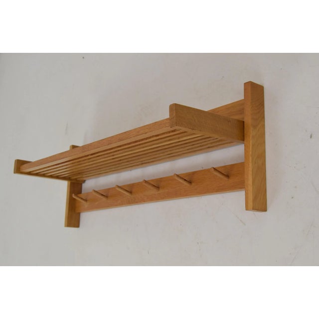 Mid-Century Wall Shelf and Hook, 1970s For Sale - Image 4 of 12