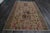 1970s Vintage Handmade Wool Cotton Beige Area Rug For Sale - Image 9 of 11